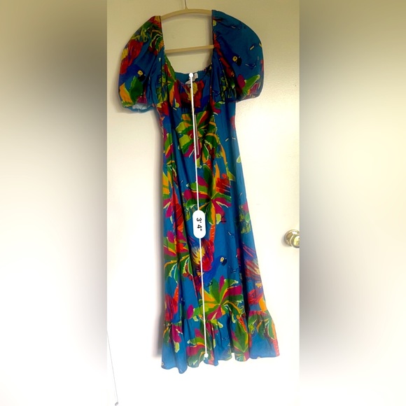 NWT House of Harlow 1960 Tropical Print Maxi Dress Size Small - Picture 6 of 10